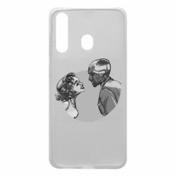 Чехол для Samsung A60 Retro Wanda and Vision - PrintSalon