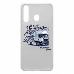 Чехол для Samsung A60 Scania watercolor art - PrintSalon