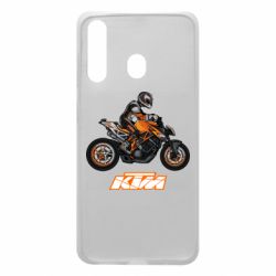 Чехол для Samsung A60 Sport Bike Art - PrintSalon