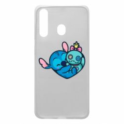 Чехол для Samsung A60 Стич с куклой - PrintSalon