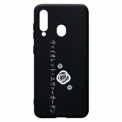 Чехол для Samsung A60 Violet Evergarden logo - PrintSalon