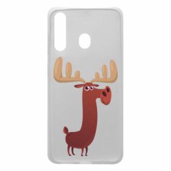 Чехол для Samsung A60 Забавный олень - PrintSalon