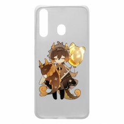 Чехол для Samsung A60 Zhongli with baloon - PrintSalon