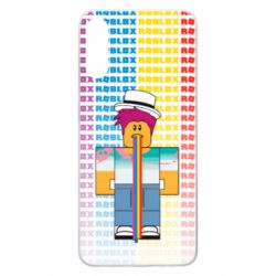 Чехол для Samsung A70 3D Roblox Rainbow - PrintSalon
