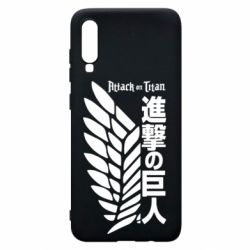 Чехол для Samsung A70 Атака титанов. - PrintSalon