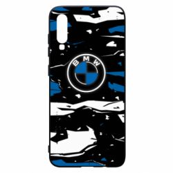Чехол для Samsung A70 BMW logo and art background