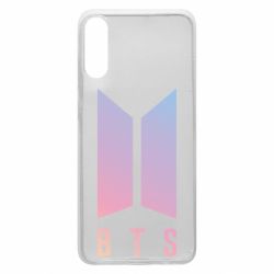 Чехол для Samsung A70 BTS gradient logo - PrintSalon