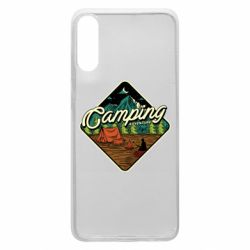Чехол для Samsung A70 Camping and forest - PrintSalon