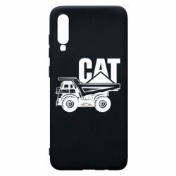 Чехол для Samsung A70 CAT logo and truck - PrintSalon