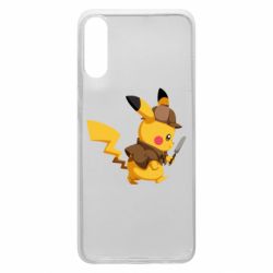 Чехол для Samsung A70 Cute Detective Pikachu - PrintSalon
