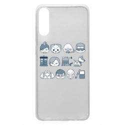 Чехол для Samsung A70 Doctor who icons - PrintSalon