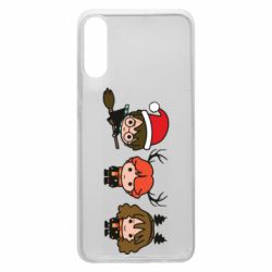 Чохол для Samsung A70 Гаррі Поттер та друзі новорічні - PrintSalon