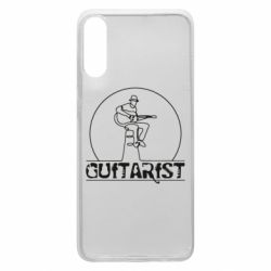 Чехол для Samsung A70 Guitar player. - PrintSalon