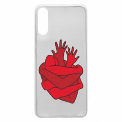 Чехол для Samsung A70 Heart out of hands - PrintSalon