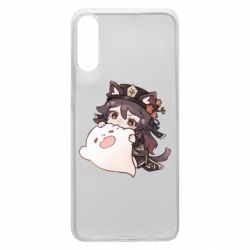 Чехол для Samsung A70 Hu Tao cat - PrintSalon