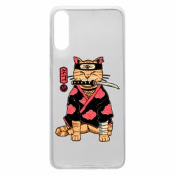 Чехол для Samsung A70 Japanese Akatsuki cat - PrintSalon