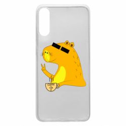 Чехол для Samsung A70 Капибара Программист - PrintSalon
