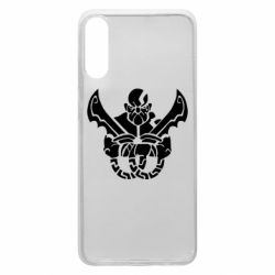 Чехол для Samsung A70 Kratos silhouette - PrintSalon