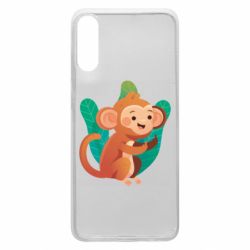 Чехол для Samsung A70 Monkey. Fuck You - PrintSalon