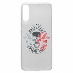 Чехол для Samsung A70 Moto skull - PrintSalon