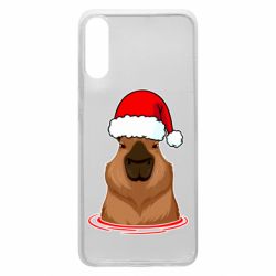 Чохол для Samsung A70 Новорічна капібара