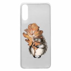 Чехол для Samsung A70 Осенний ежик - PrintSalon