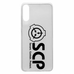 Чохол для Samsung A70 SCP logo text - PrintSalon