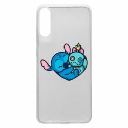 Чехол для Samsung A70 Стич с куклой - PrintSalon