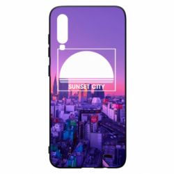 Чохол для Samsung A70 Sunset city - PrintSalon