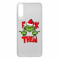 Чехол для Samsung A70 The grinch f*ck them - PrintSalon