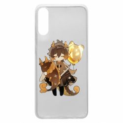 Чехол для Samsung A70 Zhongli with baloon - PrintSalon