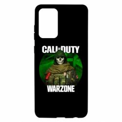 Чехол для Samsung A72 5G Call of duty Warzone ghost green background - PrintSalon