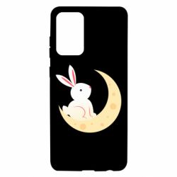 Чехол для Samsung A72 5G Cute rabbit on the moon - PrintSalon