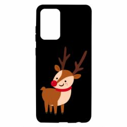 Чехол для Samsung A72 5G Deer with red nose - PrintSalon