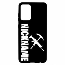 Чехол для Samsung A72 5G Nickname fortnite weapons - PrintSalon