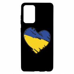 Чехол для Samsung A72 5G Украина сердце с царапинами - PrintSalon