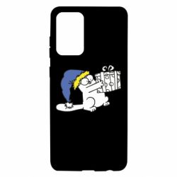 Чехол для Samsung A72 5G Украинский кот саймона с подарком - PrintSalon