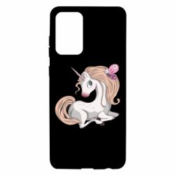 Чехол для Samsung A72 5G Unicorn with bow tie - PrintSalon