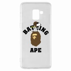 Чехол для Samsung A8+ 2018 A bathing ape peanuts - PrintSalon