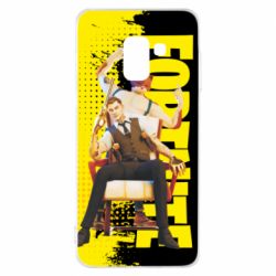 Чехол для Samsung A8 2018 A Boy And His Cat