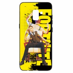 Чехол для Samsung A8+ 2018 A Boy And His Cat - PrintSalon