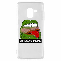 Чохол для Samsung A8 2018 Аhegao PePe