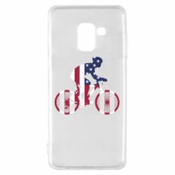 Чохол для Samsung A8 2018 American cyclist