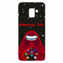 Чохол для Samsung A8+ 2018 Among us pixels - PrintSalon