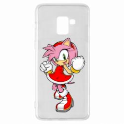 Чохол для Samsung A8+ 2018 Amy Rose with smile - PrintSalon