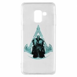 Чохол для Samsung A8 2018 Assassin's Creed Valhalla Art