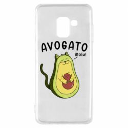 Чехол для Samsung A8 2018 Avogato Cat - PrintSalon