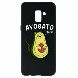 Чехол для Samsung A8+ 2018 Avogato Cat - PrintSalon