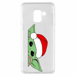 Чехол для Samsung A8 2018 Baby Yoda Santa