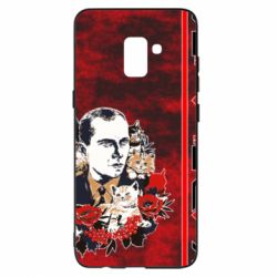 Чохол для Samsung A8+ 2018 Батько наш Бандера Мяу! - PrintSalon